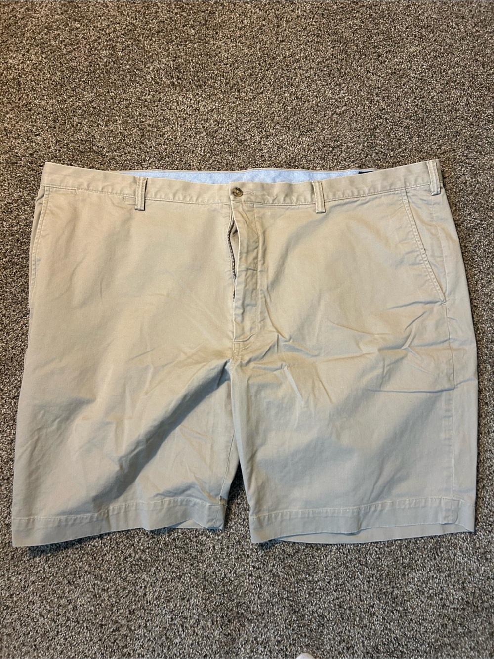 Polo by Ralph Lauren Tan Flat Front Men's Shorts